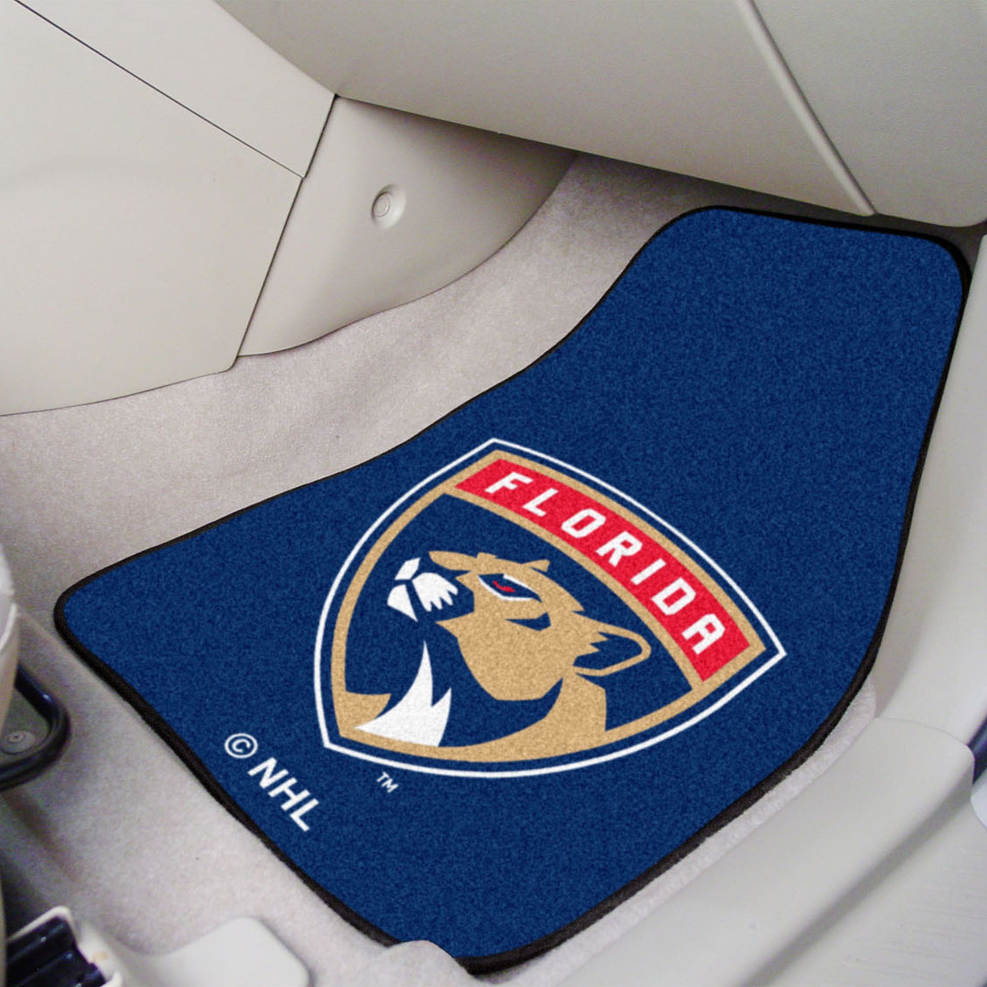 Florida Panthers Front Carpet Car Mat Set - 2 Pieces