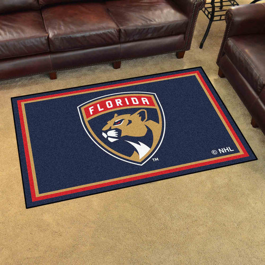 Florida Panthers 4ft. x 6ft. Plush Area Rug