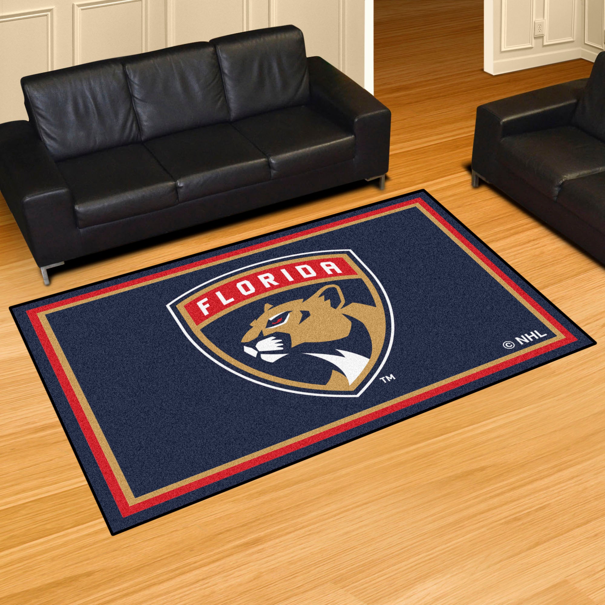 Florida Panthers 5ft. x 8 ft. Plush Area Rug