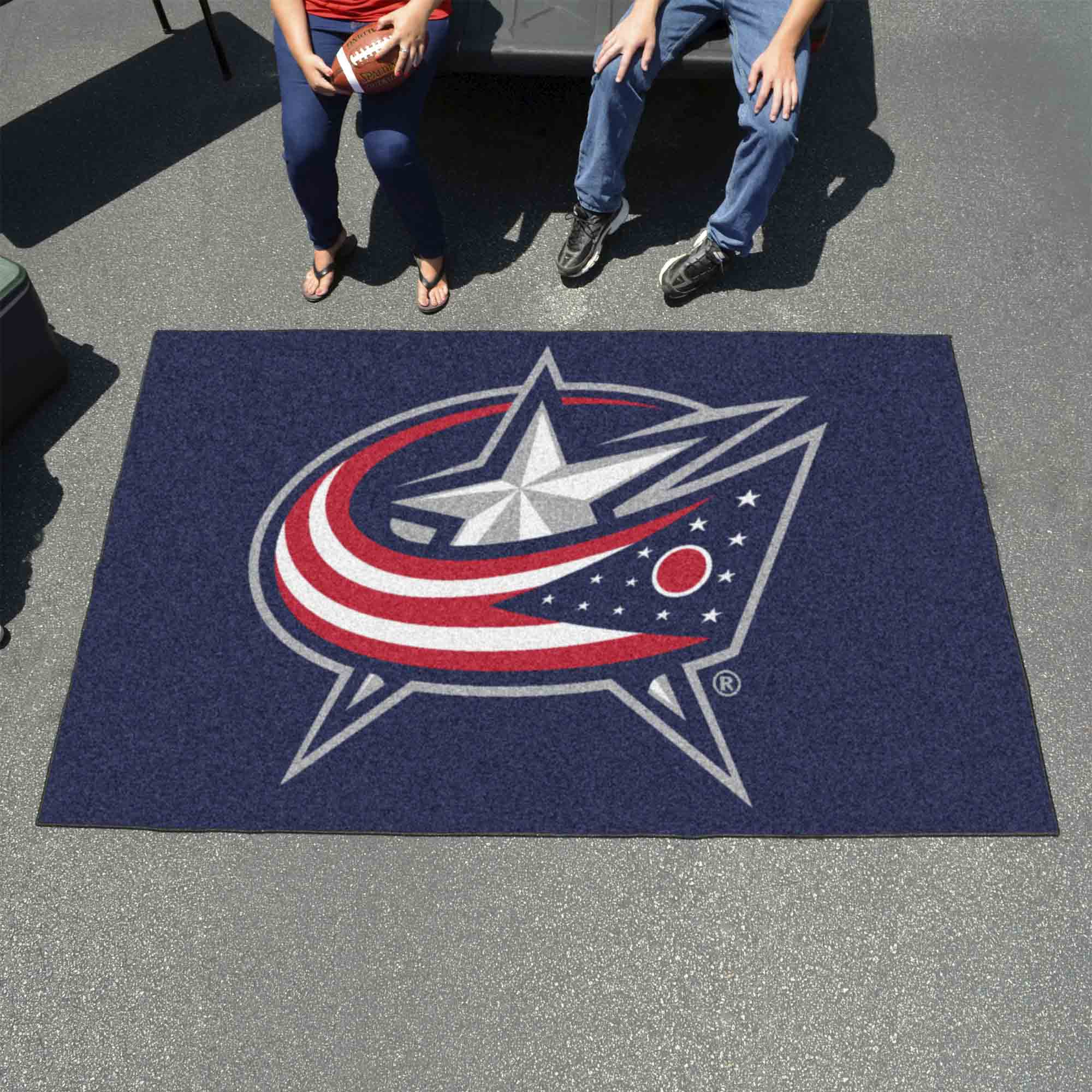 Columbus Blue Jackets Ulti-Mat Rug - 5ft. x 8ft.