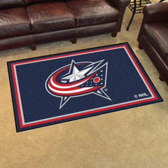 Columbus Blue Jackets 4ft. x 6ft. Plush Area Rug