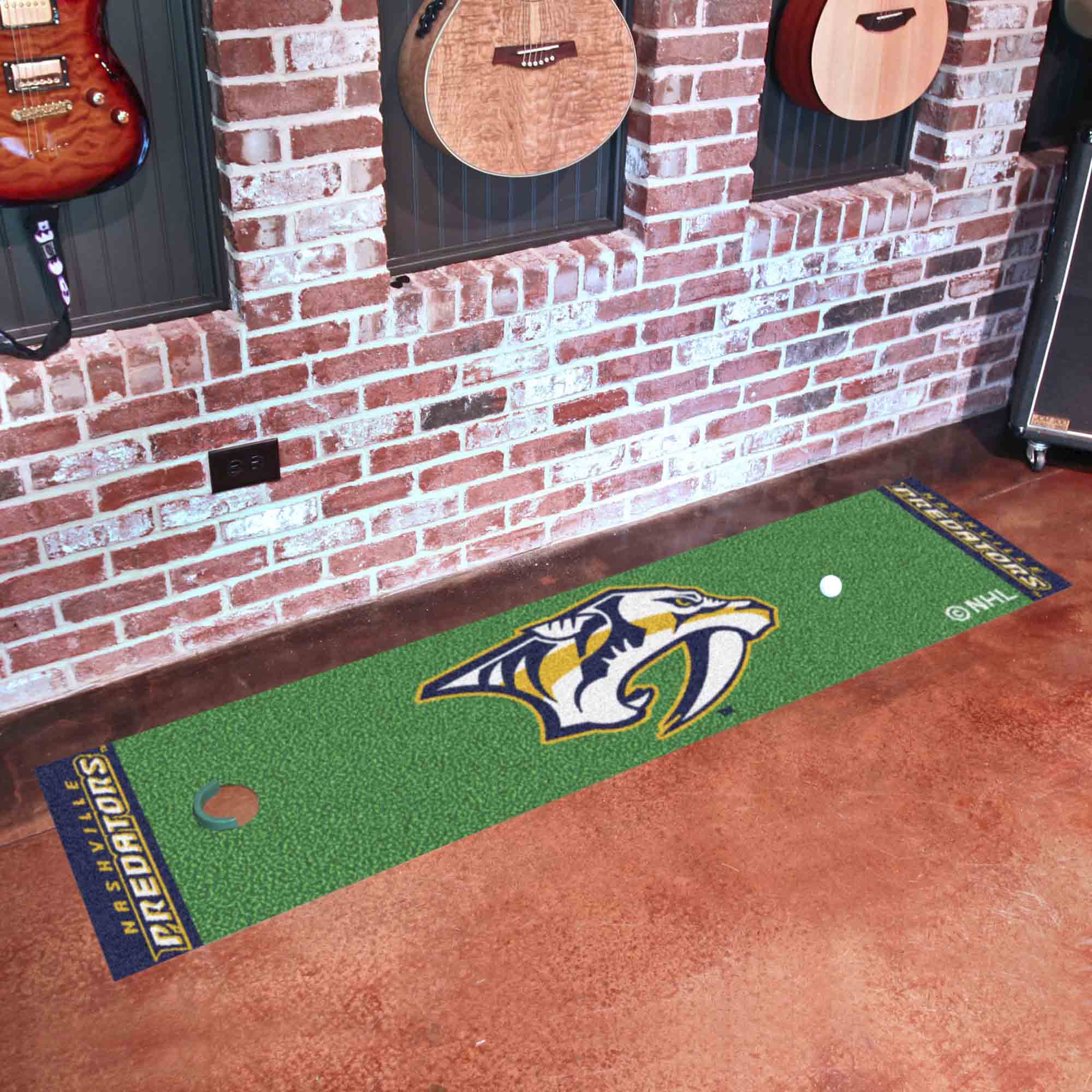 Nashville Predators Putting Green Mat - 1.5ft. x 6ft.