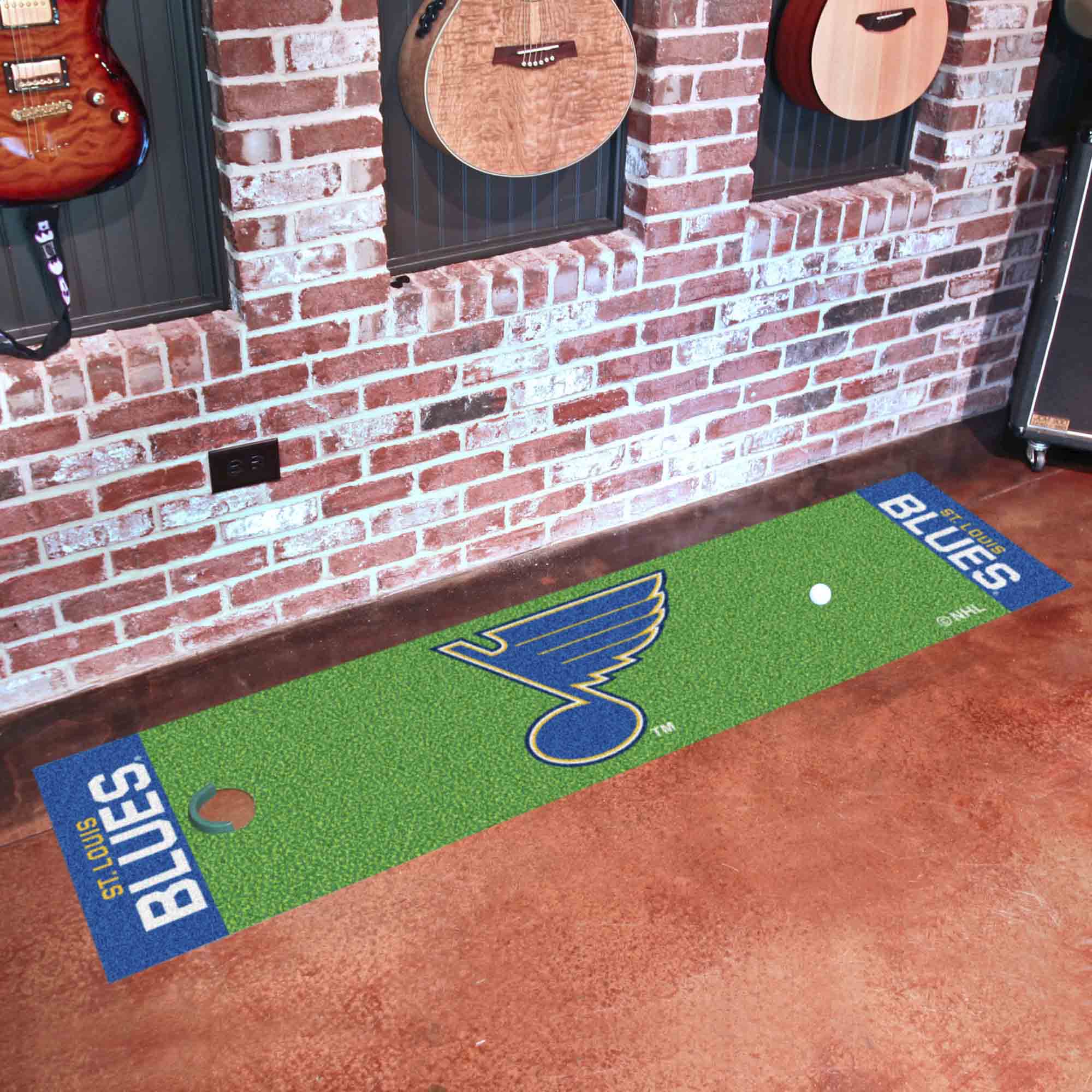 St. Louis Blues Putting Green Mat - 1.5ft. x 6ft.