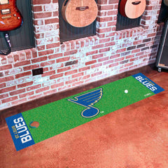 St. Louis Blues Putting Green Mat - 1.5ft. x 6ft.