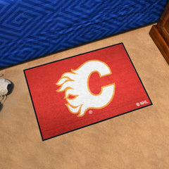 Calgary Flames Starter Mat Accent Rug - 19in. x 30in. - Calgary Flames