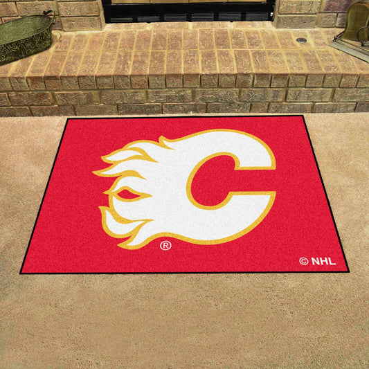 Calgary Flames All-Star Rug - 34 in. x 42.5 in.