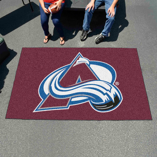 Colorado Avalanche Ulti-Mat Rug - 5ft. x 8ft. - Colorado Avalanche