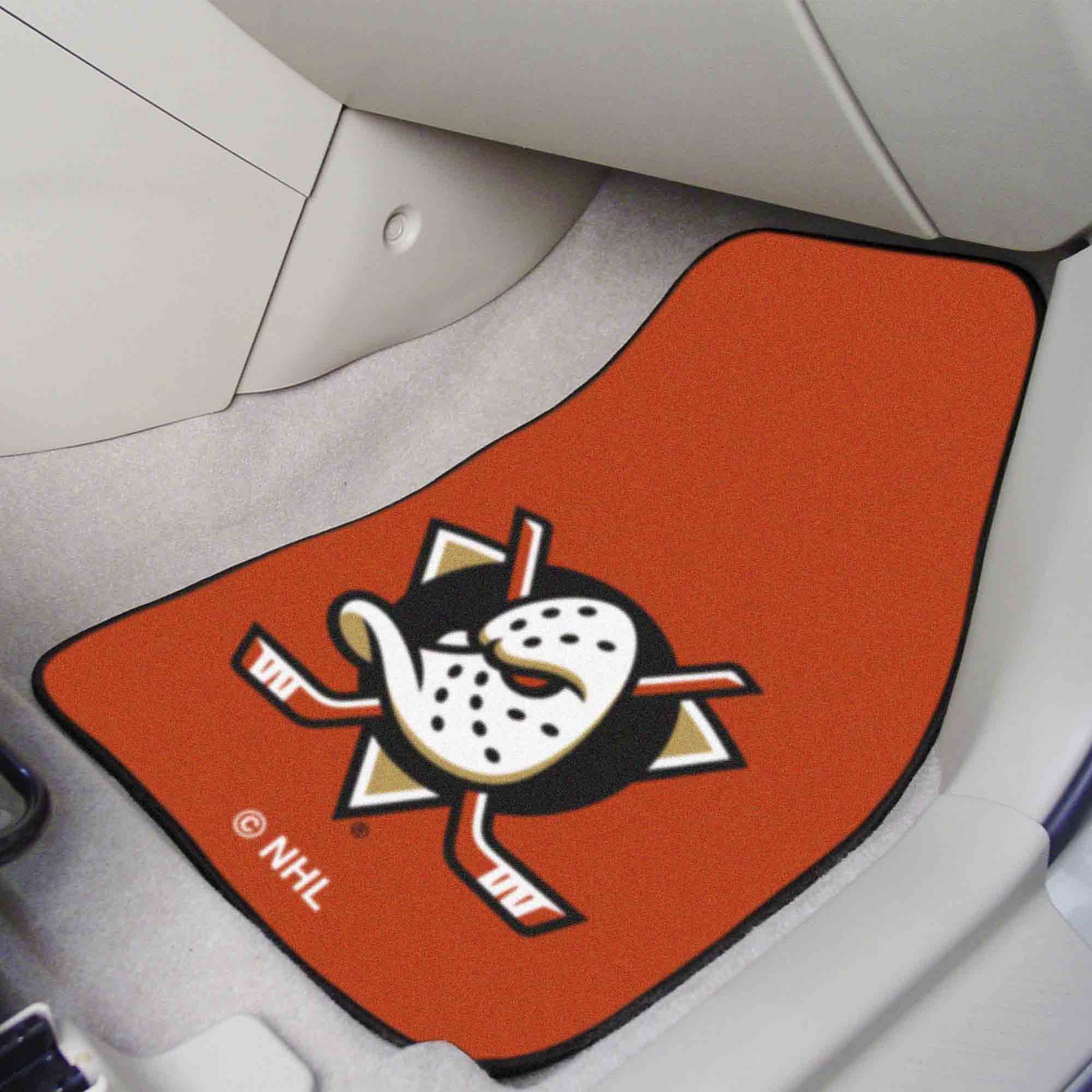 Anaheim Ducks Front Carpet Car Mat Set - 2 Pieces