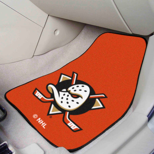 Anaheim Ducks Front Carpet Car Mat Set - 2 Pieces