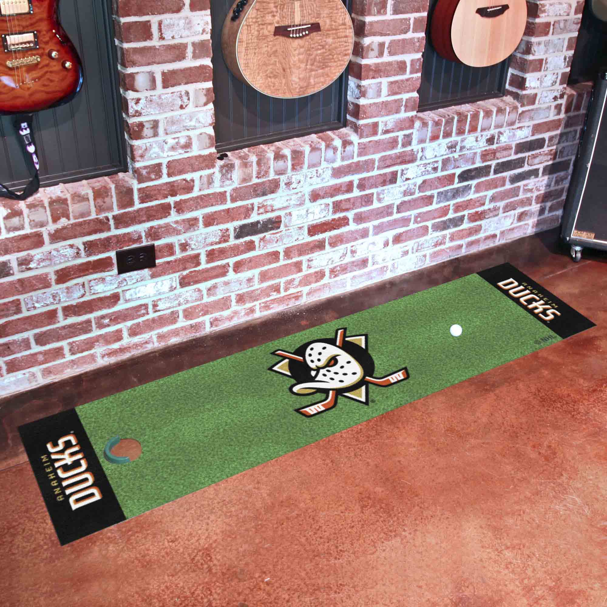 Anaheim Ducks Putting Green Mat - 1.5ft. x 6ft.