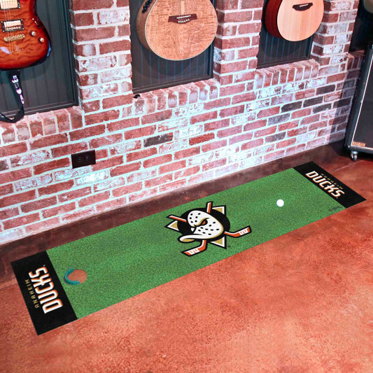 Anaheim Ducks Putting Green Mat - 1.5ft. x 6ft.