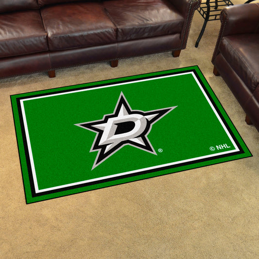 Dallas Stars 4ft. x 6ft. Plush Area Rug - Dallas Stars