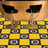 Boston Bruins Team Carpet Tiles - 45 Sq Ft.