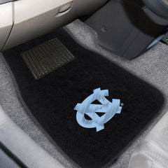 North Carolina Tar Heels Embroidered Car Mat Set - 2 Pieces