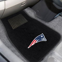 New England Patriots Embroidered Car Mat Set - 2 Pieces - New England Patriots