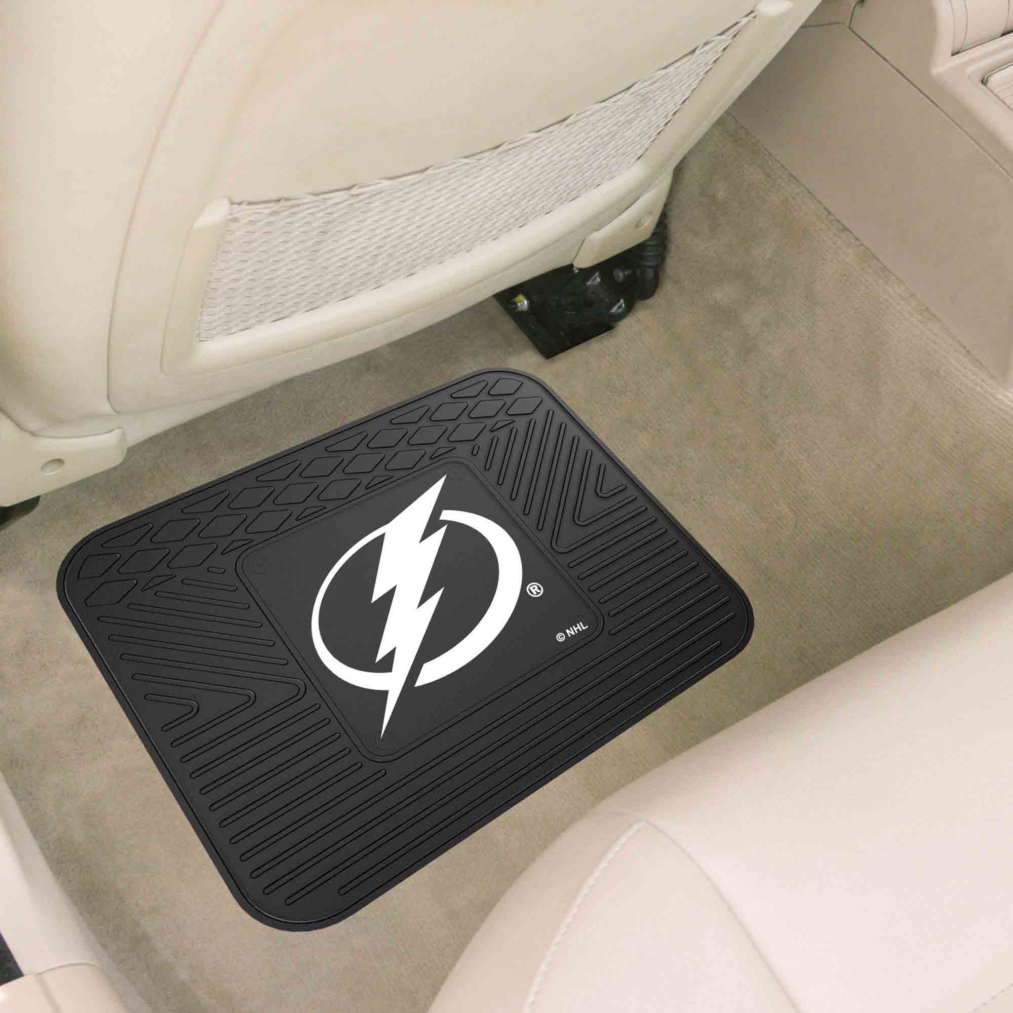 Tampa Bay Lightning Back Seat Car Utility Mat - 14in. x 17in.