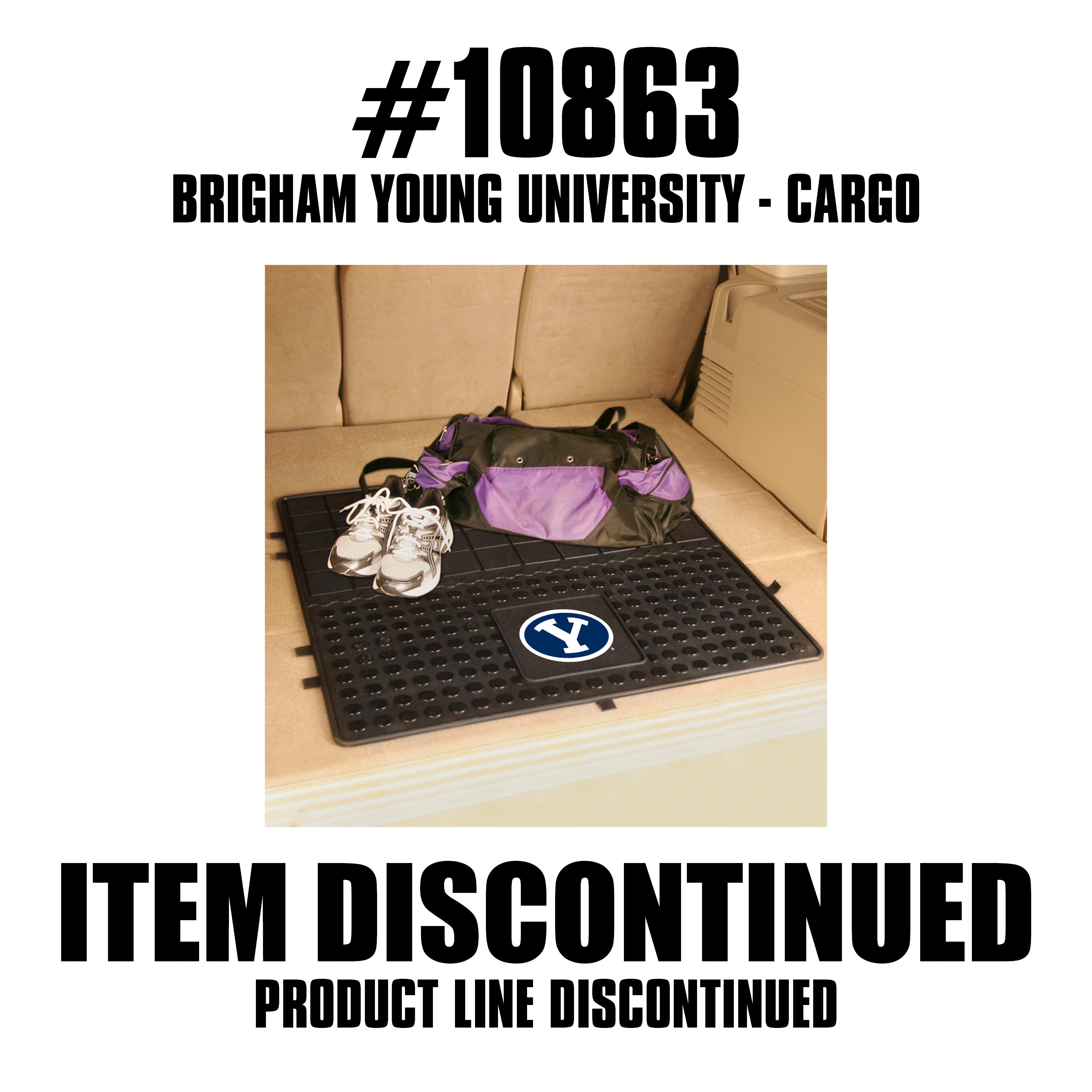 BYU Cougars Heavy Duty Cargo Mat 31"x31"