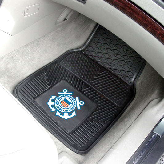 U.S. Coast Guard Heavy Duty Car Mat Set - 2 Pieces