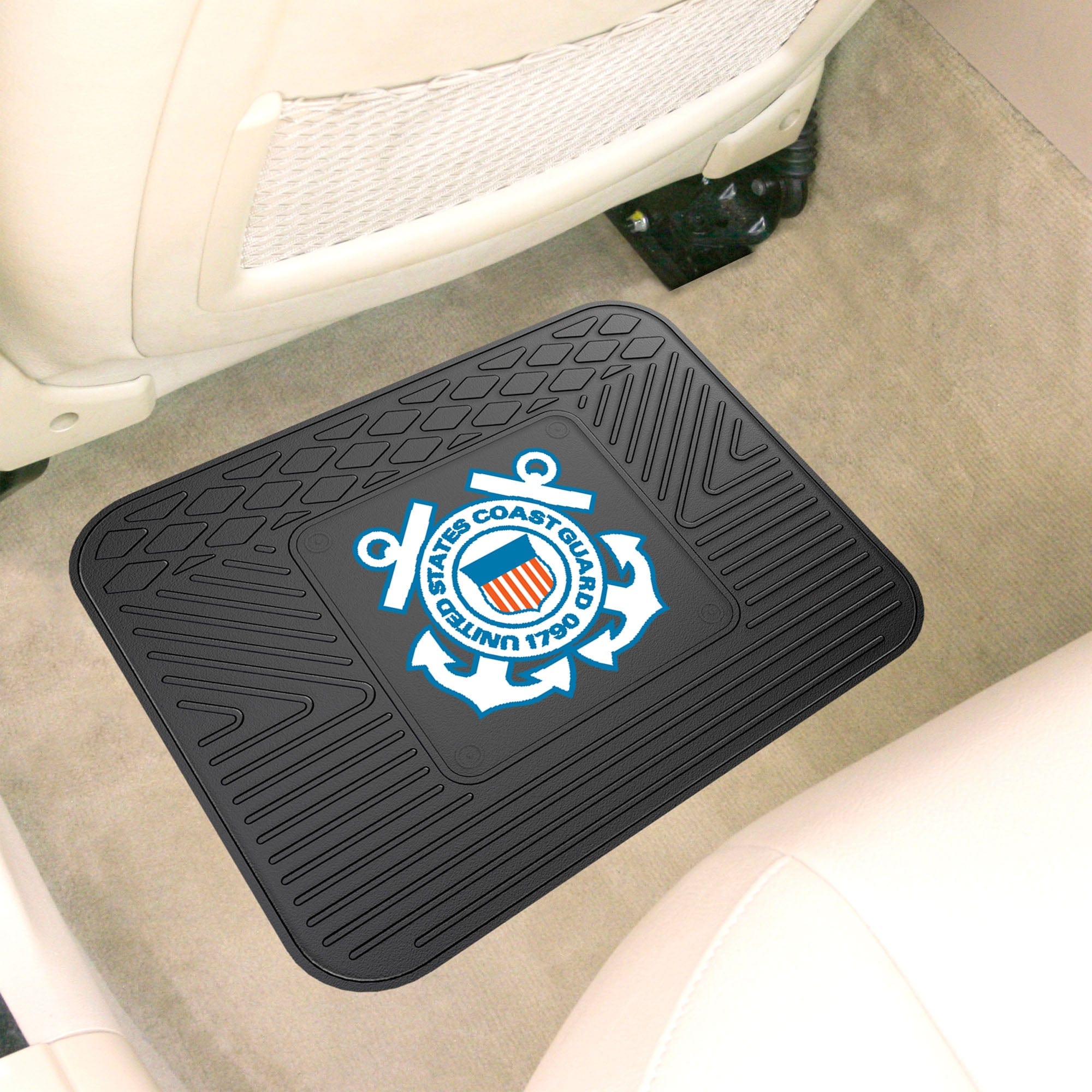 U.S. Coast Guard Back Seat Car Utility Mat - 14in. x 17in.