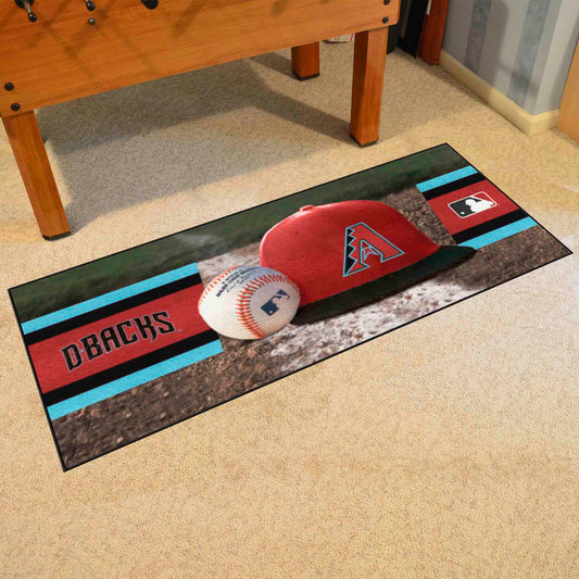 Arizona Diamondbacks Baseball Runner Rug - 30in. x 72in.