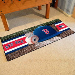 Boston Red Sox Baseball Runner Rug - 30in. x 72in. - Boston Red Sox