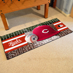 Cincinnati Reds Baseball Runner Rug - 30in. x 72in.