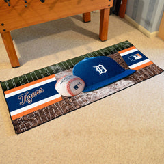 Detroit Tigers Baseball Runner Rug - 30in. x 72in.