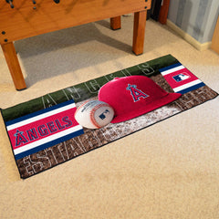 Los Angeles Angels Baseball Runner Rug - 30in. x 72in.