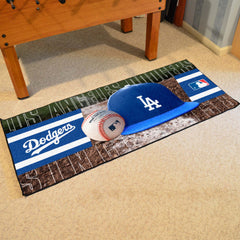 Los Angeles Dodgers Baseball Runner Rug - 30in. x 72in.