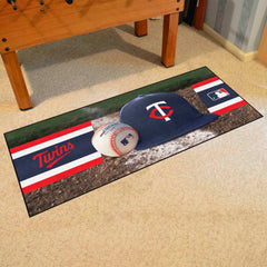 Minnesota Twins Baseball Runner Rug - 30in. x 72in. - Minnesota Twins