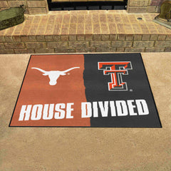 House Divided - Texas / Texas Tech House Divided House Divided Rug - 34 in. x 42.5 in. - House Divided - Texas / Texas Tech