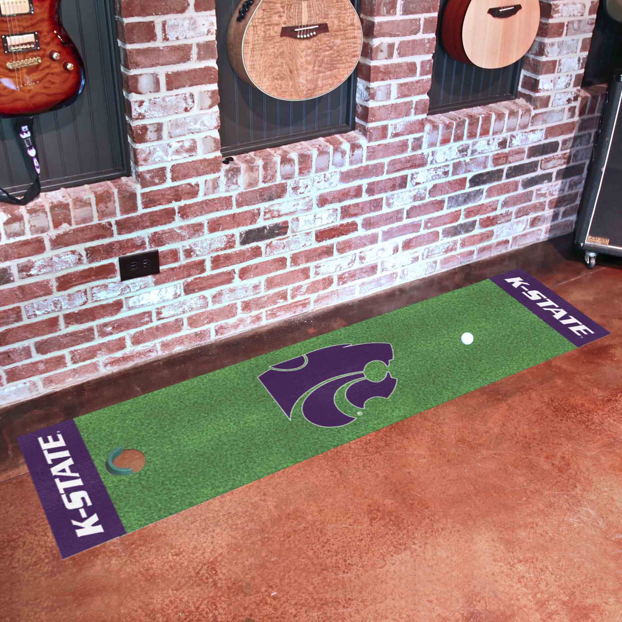 Kansas State Wildcats Putting Green Mat - 1.5ft. x 6ft.