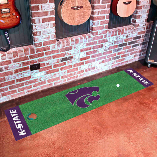 Kansas State Wildcats Putting Green Mat - 1.5ft. x 6ft.