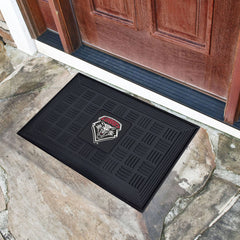 New Mexico Lobos Heavy Duty Vinyl Medallion Door Mat - 19.5in. x 31in. - New Mexico