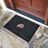 Utah Utes Heavy Duty Vinyl Medallion Door Mat - 19.5in. x 31in.