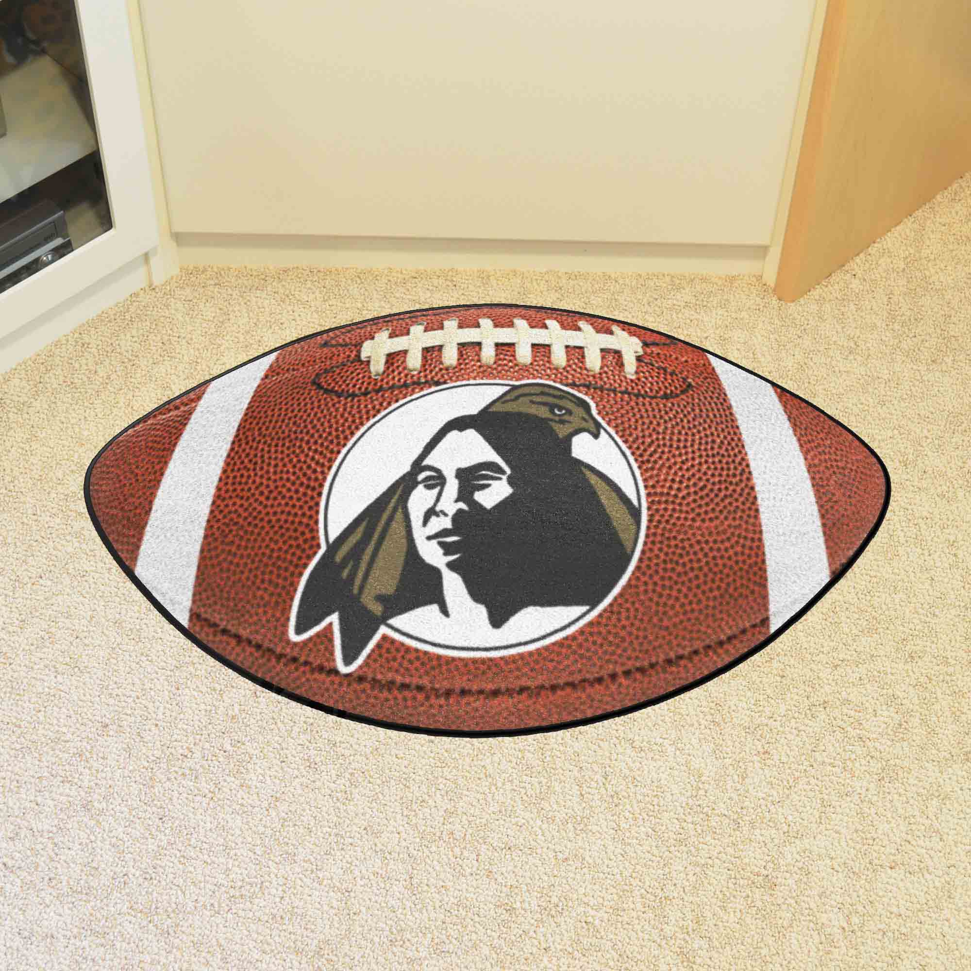 UNC Pembroke Braves  Football Rug - 20.5in. x 32.5in.