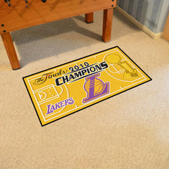 Los Angeles Lakers 2010 NBA Champions Court Runner Rug - 24in. x 44in.