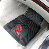 Ole Miss Rebels Heavy Duty Car Mat Set - 2 Pieces - Ole Miss