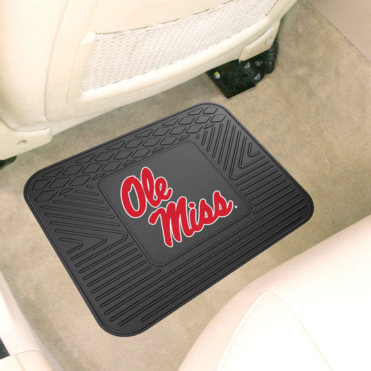 Ole Miss Rebels Back Seat Car Utility Mat - 14in. x 17in. - Ole Miss