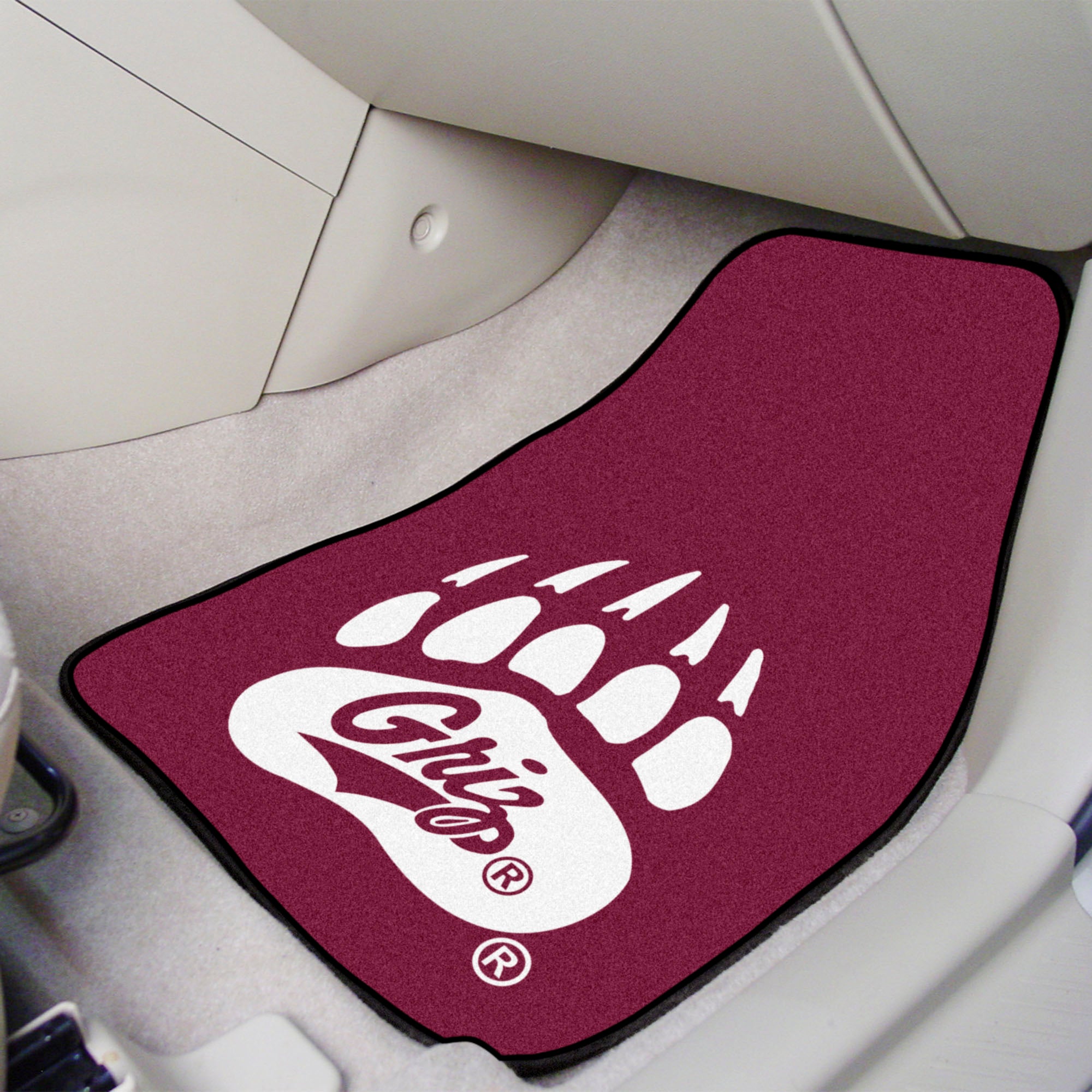 Montana Grizzlies Front Carpet Car Mat Set - 2 Pieces