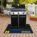 Michigan Wolverines Vinyl Grill Mat - 26in. x 42in.