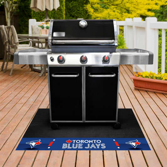 Toronto Blue Jays Vinyl Grill Mat - 26in. x 42in.