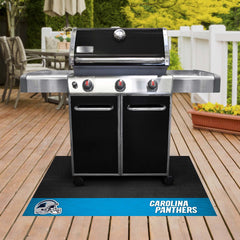 Carolina Panthers Vinyl Grill Mat - 26in. x 42in. - Carolina Panthers