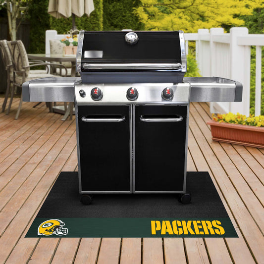 Green Bay Packers Vinyl Grill Mat - 26in. x 42in. - Green Bay Packers