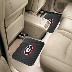 Georgia Bulldogs Back Seat Car Utility Mats - 2 Piece Set