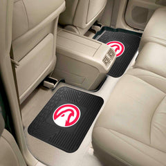 Atlanta Hawks Back Seat Car Utility Mats - 2 Piece Set - Atlanta Hawks