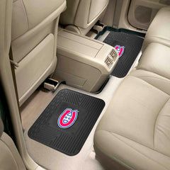 Montreal Canadiens Back Seat Car Utility Mats - 2 Piece Set