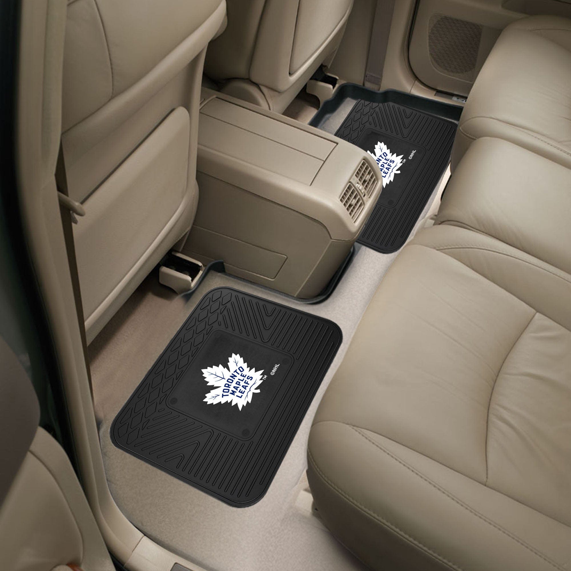 Toronto Maple Leafs Back Seat Car Utility Mats - 2 Piece Set