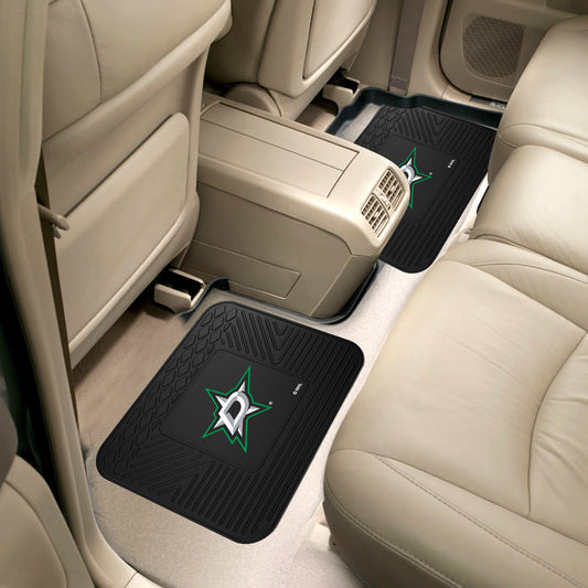 Dallas Stars Back Seat Car Utility Mats - 2 Piece Set - Dallas Stars