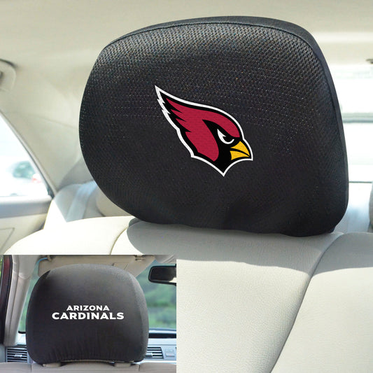 Arizona Cardinals Embroidered Head Rest Cover Set - 2 Pieces